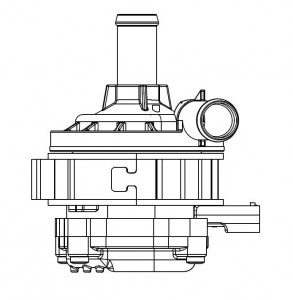 Насос водяной (электр.) для а/м Omoda C5 (23-)/Chery Tiggo 7 (16-) 1.5T [SQRE4T15]
