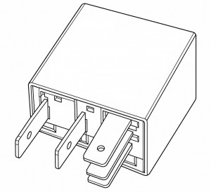 Реле 24V 20A 4 контактное для автомобилей Sitrak C7H (14-)/Howo A7 (07-) (света)