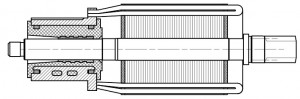 Ротор стартера для автомобилей Toyota Land Cruiser Prado J12 (02-) 4.0i