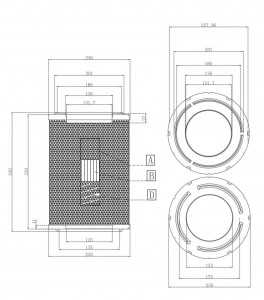 Фильтр воздушный для гусеничных экскаваторов Caterpillar 320D/323D/324D/325D/329D [дв. CAT 3066/C6.4]