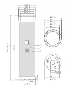 Фильтр воздушный для спецтехники Bobcat 300/600/700/900-series /Case/Caterpillar/JCB