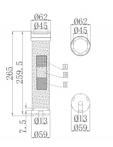 Фильтр воздушный для спецтехники Bobcat 300/400/500-series /Case/Caterpillar/Kubota