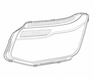 Стекло фары для автомобилей ГАЗ Газель NN (21-)/Соболь NN (22-) (пластик) левое