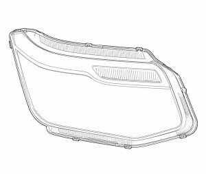 Стекло фары для автомобилей ГАЗ Газель NN (21-)/Соболь NN (22-) (пластик) правое