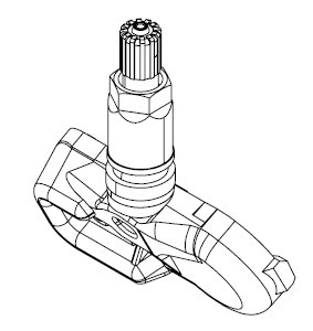 Датчик давления воздуха в шинах (TPMS) для автомобилей Toyota Land Cruiser 200 (07-)/Lexus RX (15-)