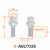 Болт колесный M12x1,5x28x54, сфера R12, ключ 17, дакромет для а/м Mercedes