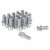 Болт колесный M14x1,5x27x48,5, сфера R14, ключ 17, хром для а/м Mercedes/Infiniti