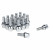 Болт колесный M12x1,5x26x52, конус подвижный, ключ 17, хром для а/м Renault/Dacia