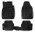 Ковры для Ford Fiesta (Mk VI) (14-), 4 шт., выс. борт, 3D с подпятником, ТЭП, черн.