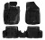 Ковры для Renault Duster 4WD (11-15), 4 шт., (крепеж), выс. борт, 3D с подпятником, ТЭП, черн.