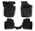 Ковры для Skoda Rapid (13-), 4 шт., (крепеж), выс. борт, 3D, ТЭП, черн.