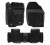 Ковры для Toyota RAV4 (2013-), 4 шт., (крепеж), выс. борт, 3D с подпятником, ТЭП, черн.