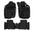 Ковры для Toyota Vanguard (RHD) (07-13), 4 шт., выс. борт, 3D с подпятником, ТЭП, черн.