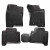 Ковры для Toyota Prado (02-) (RHD), 4 шт., выс.борт, 3D с подпятником, ТЭП, черн.