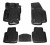 Ковры для Skoda Kodiaq (17-), 5 шт., выс. борт, 3D с подпятником, ТЭП, черн.