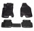Ковры для Nissan Qashqai (07-14), 4 шт., выс.борт, 3D с подпятником, ТЭП, черн.