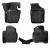 Ковры для VW Polo/ Rapid (20-), 4 шт.,(крепеж),выс. борт, 3D с подпятником, ТЭП, черн.