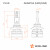 Лампа светодиодная HB3/HB4 PLUS, 28Вт, 5000Лм (2500Лм x 2), 3000К (Желтый), 12/24В, комплект 2 шт.