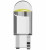 Лампа светодиодная W5W (T10) STANDARD, 6000K (Белый), 12В, 0.2Вт, 1LED, Полярная
