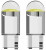 Лампа светодиодная W5W (T10) STANDARD, 6000K (Белый), 12В, 0.2Вт, 1LED, Полярная, комплект 2 шт.