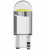 Лампа светодиодная W5W (T10) STANDARD, 2000K (Оранжевый), 12В, 0.2Вт, 1LED, Полярная