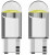 Лампа светодиодная W5W (T10) STANDARD, 2000K (Оранжевый), 12В, 0.2Вт, 1LED, Полярная, комплект 2 шт.