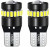 Лампа светодиодная W5W (T10) PRO, 6000K (Белый), 12В, 2.4Вт, 19LED, Биполярная, Обманка CAN bus, комплект 2 шт.