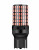Лампа светодиодная W21/5W (T20D) PLUS, 1200K (Красный), 12В, 16Вт, 144LED, Биполярная