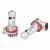 Лампа светодиодная H11/H8 MINI LENS, 40Вт, 4800Лм (2400Лм x 2), 6500К (Белый), 12В, комплект 2 шт.