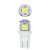 Лампа светодиодная W5W (T10) STANDARD, 6000K (Белый), 12В, 0.7Вт, 5LED, Полярная