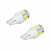 Лампа светодиодная W5W (T10) STANDARD, 6000K (Белый), 12В, 0.7Вт, 5LED, Полярная