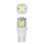 Лампа светодиодная W5W (T10) STANDARD, 6000K (Белый), 24В, 0.6Вт, 5LED, Полярная