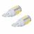 Лампа светодиодная W5W (T10) STANDARD, 6000K (Белый), 12В, 1.1Вт, 9LED, Полярная