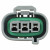Разъём 3 pin с проводами для катушки зажигания Suzuki, Opel, Fiat