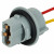 Патрон 2 pin с проводами для лампы P27/7W 3156