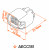 Разъем 2 pin с проводами для датчика ABS Chevrolet Cruze, Orlando, Opel Astra J