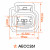 Разъём 2 pin без проводов для катушки зажигания Ford Focus, Mondeo, Mazda 6, 3, Volvo S40