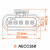 Разъем 5 pin без проводов для ДМРВ VAG Tiguan, Octavia, Yeti, Passat, Q3, Q5, Superb