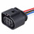 Разъём 6 pin с проводами для датчика кисл. VAG Octavia, Jetta, Golf, Golf Plus