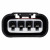 Разъём 4 pin с проводами для катушки зажигания Toyota, Lexus, Peugeot, (кмпл. 4шт.)