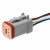 Разъем 6 pin с проводами серии Deutsch DT06-6S-E004 для ГАЗ, КАМАЗ, DAF, IVECO, MAN, Scania