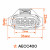 Разъём 4 pin без проводов для датчика абсолют. давления Лада, Chery, Hyundai; для ДМРВ Opel