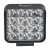 Фара светодиодная квадратная, 16LED, дальний свет, 16Вт, 83х83х22мм, 12/24В, PLUS