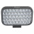 Фара светодиодная прямоугольная, 42LED, дальний свет, 42Вт, 152х104х40мм, 12/24В, PLUS