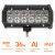 Фара (балка) светодиодная двухрядная, 12LED, ближний свет, 36Вт, 165х78х65мм, 12/24В