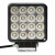 Фара светодиодная квадратная, 64LED, ближний свет, 32Вт, 108х108х47мм, 12/24В, PLUS