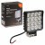 Фара светодиодная квадратная, 64LED, ближний свет, 64Вт, 108х108х50мм, 12/24В, PRO