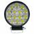 Фара светодиодная круглая, 14LED, ближний свет, 42Вт, 112x112x47мм, 12/24В, PRO