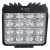 Фара светодиодная квадратная, 16LED, ближний свет, 48Вт, 112x112x47мм, 12/24В, PRO МП-серия
