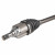 Привод передний левый для автомобилей Nissan Qashqai J10 (06-)/X-Trail T31 (07-) 2.0i CVT 2WD